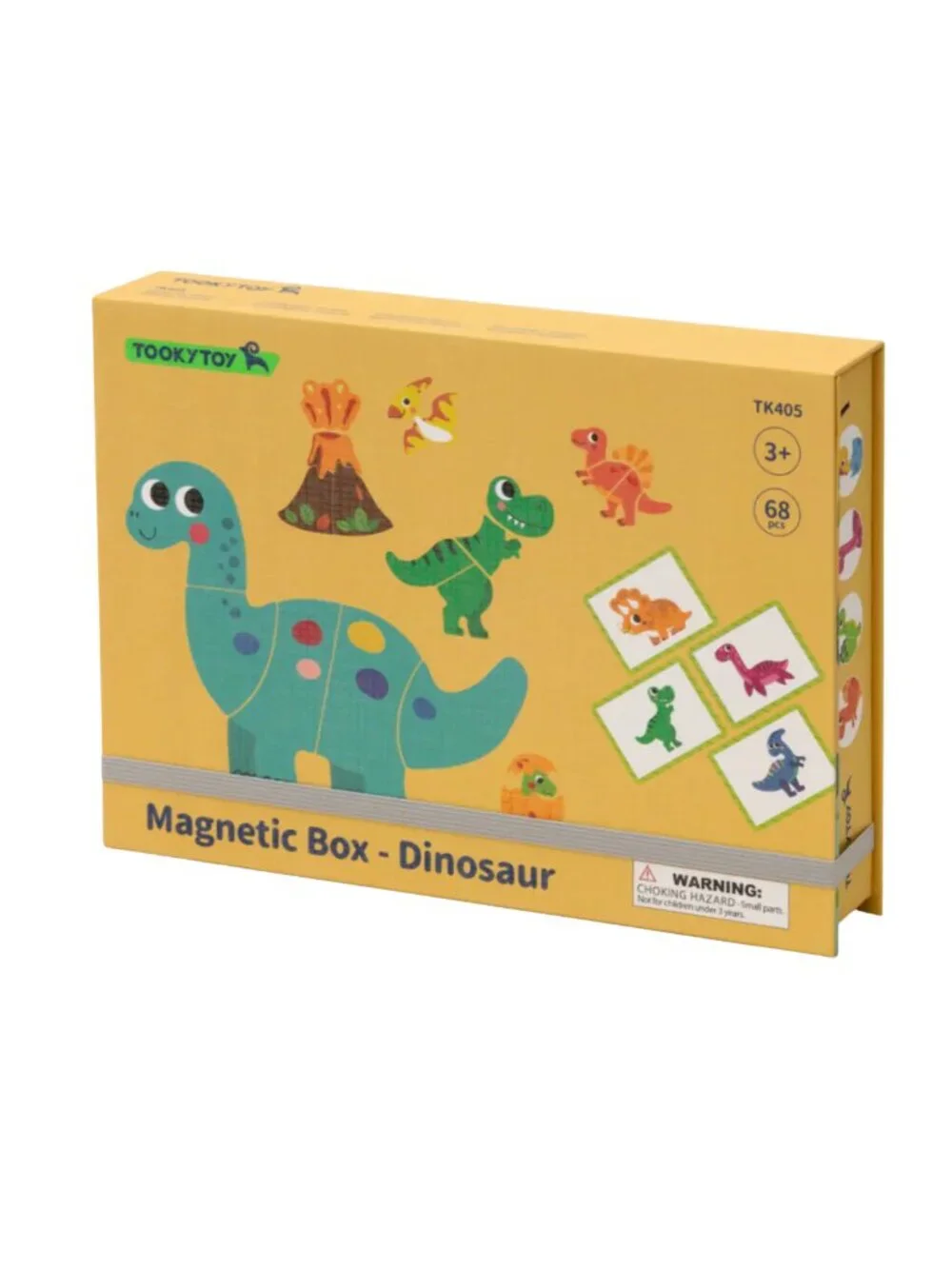 NEW Montessori Magnetic Dinosaur Puzzle Learning Game STEM Travel Toy Kids